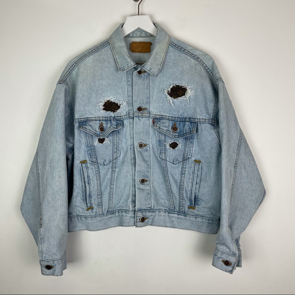 Louis Vuitton x Levis Denim Trucker Upcycle Jacket